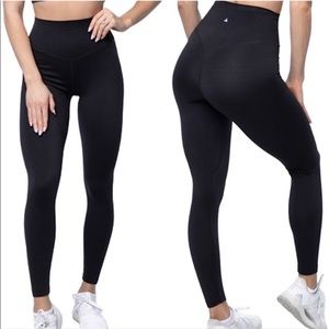 BALANCE ATHLETICA ascend black leggings size small high waist stretch gym comfy